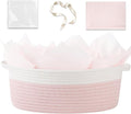 OIAHOMY Gift Basket Empty with Handle, 13.4"x 10"x 5.5" Small Woven Basket with by MasterofSpaceOptimization