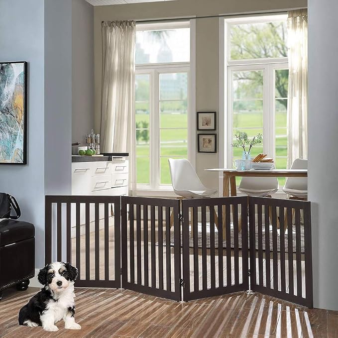 unipaws 24" H Free Standing Pet Gate - Image 2