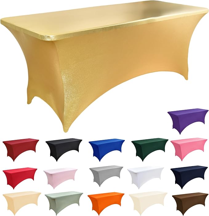 2-Pack 6ft Spandex Table Covers - Image 3