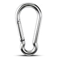 Large Carabiner Clip Hooks, 304 Stainless Steel Spring Snap Hook Fits Camping by KINLINK