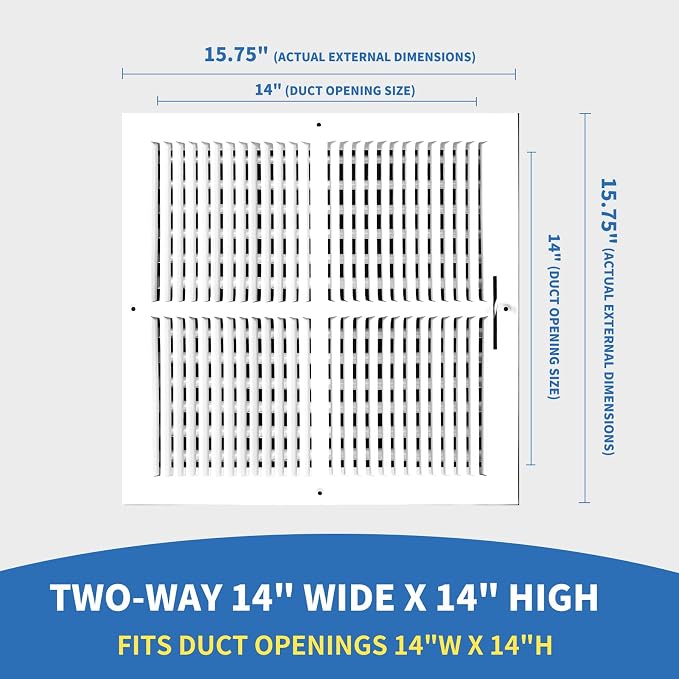 14x14 Vent Register, Vent Covers - Image 5