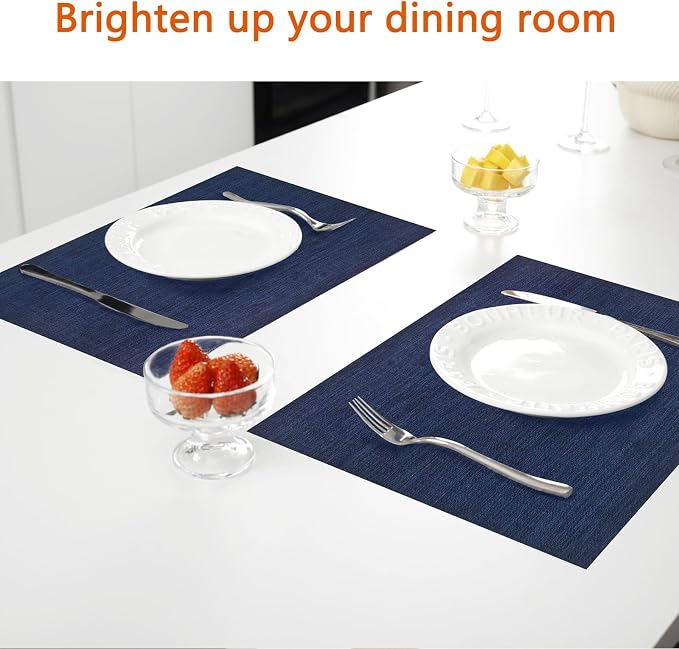 Placemats Set of 8 Washable&Wipeable Place mats - Image 6