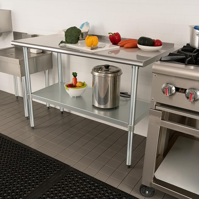 HARDURA Stainless Steel Table Prep & Work Table 24 x 48 Inches NSF Heavy Duty - Image 6