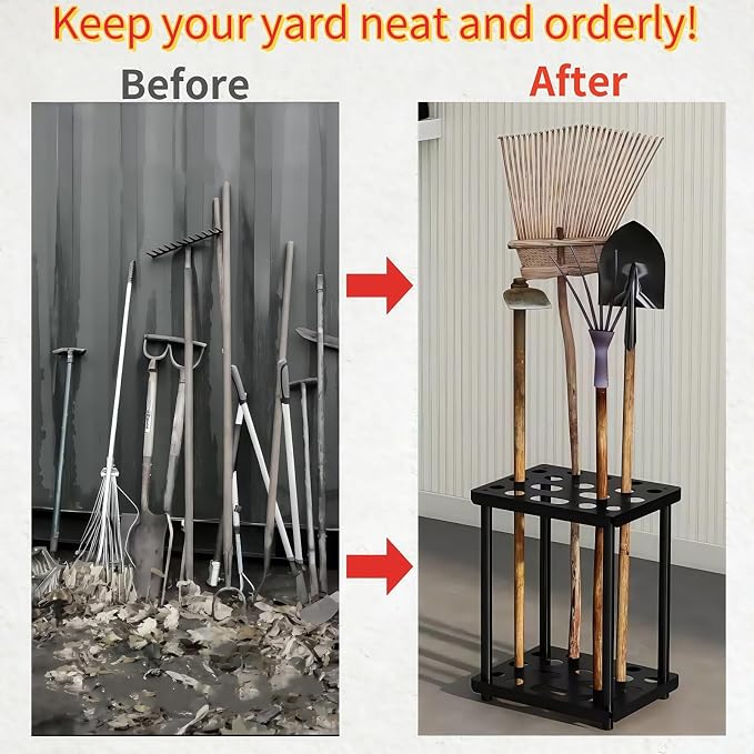 For suncast shed accessories garden tool organizer, 16.5“ x 13” x 19.7" - Image 5