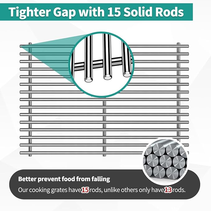 9MM 17.5" Stainless Steel Grill Grates - Image 4