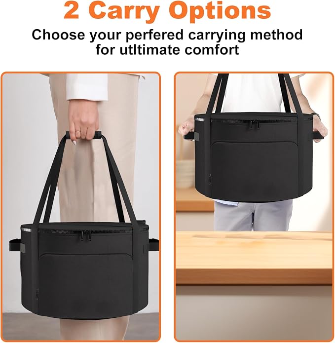 Pizza Oven Carry Bag for Solo Stove Pi Pizza Oven, Waterproof Dustproof Solo - Image 4