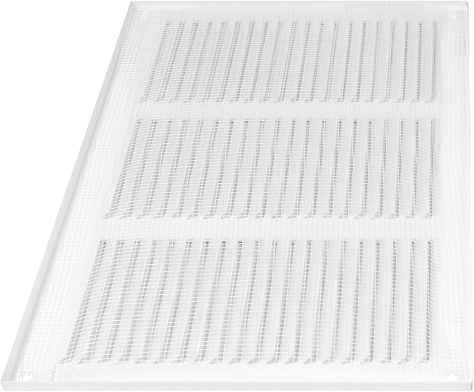 Repa Market 12x8 Inch Air Vent Cover/White Galvanized Steel Louvered Grill Cover - Image 8