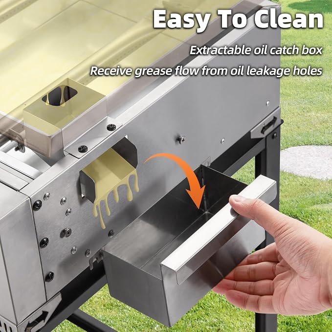 MELLCOM 3 Burner 30000 BTU Outdoor Gas Griddle - Image 7