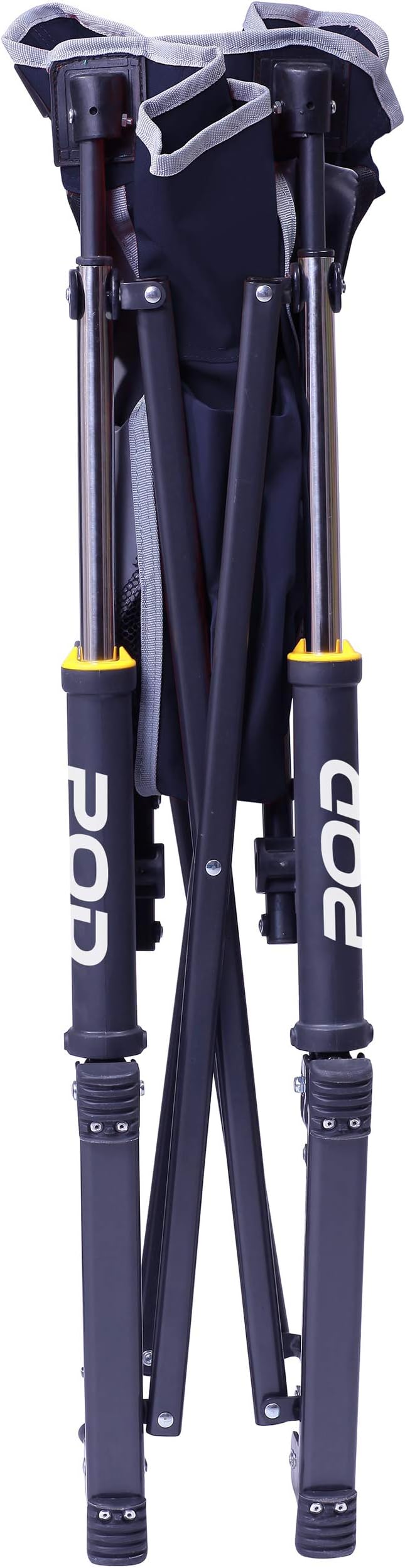Folding Rocking Camp Chair, Indigo Blue with Steel Frame and Carry Bag