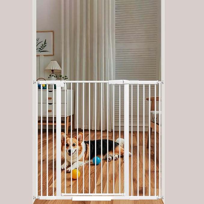 40.55" Tall 1.37" Ultra Narrow Spacing Dogs Pets Baby Gate by AiWMGL