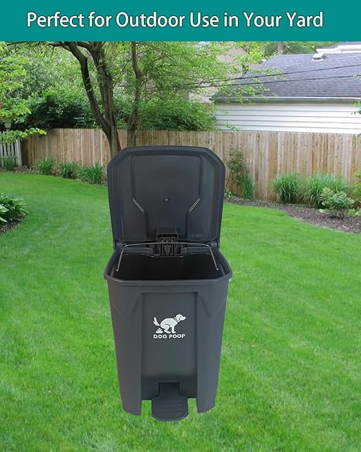 Large Dog Poop Trash Can Outdoor 20L / 5.3 Gallon - Image 6