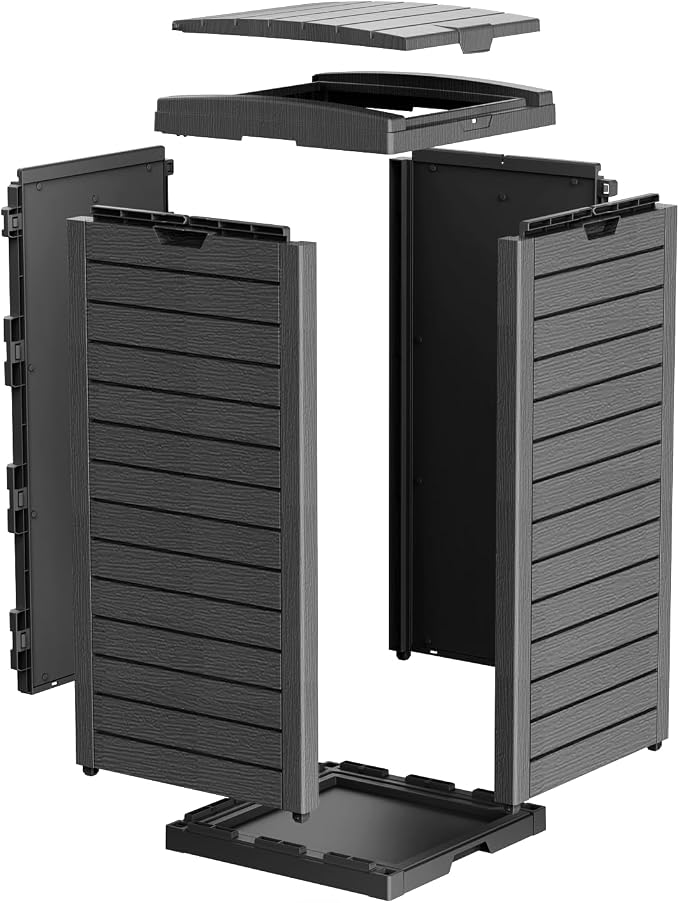 38 Gallon Outdoor Trash Can - Image 4