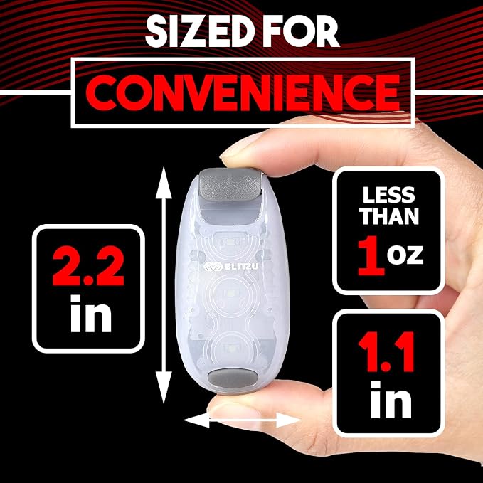 4 Pack LED Safety Light, Clip on Reflective Gear Lights - Image 6