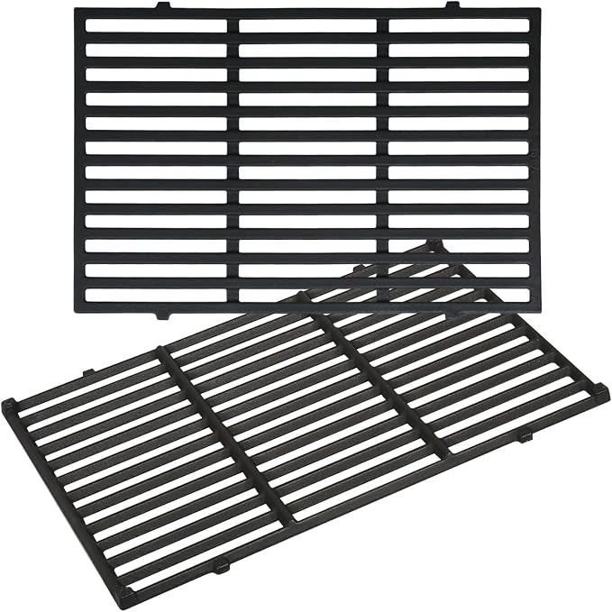 7638 Grill Grates for Weber Spirit I & II 300 Series, 17.5" Cast Iron Grates by Unknown