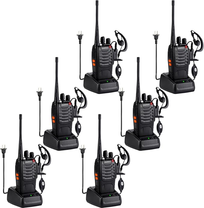 Baofeng Walkie Talkies 888S Rechargeable Long Range by BAOFENG