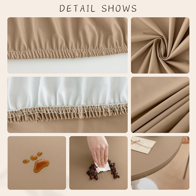 Round Fitted PU Tablecloth - Image 6
