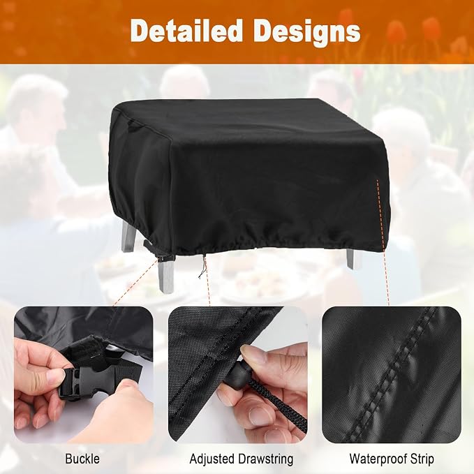 Outdoor Grill Cover for Lifemaster Portable Gas Grill 2 Burners, Waterproof - Image 3