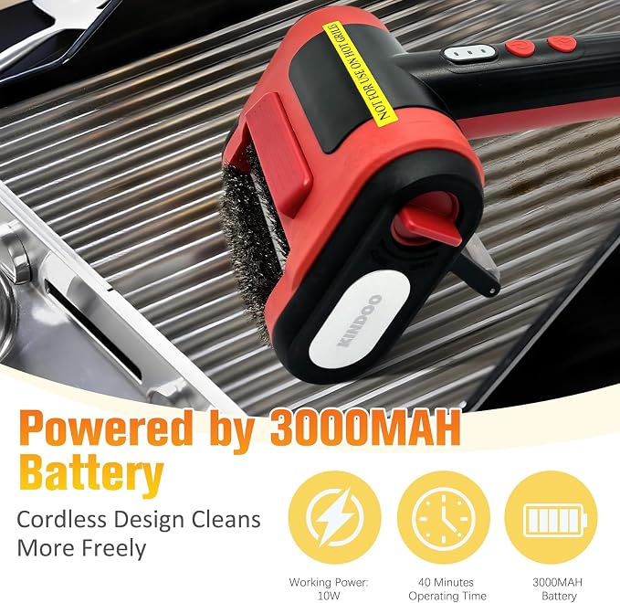 Grill Cleaner for Outdoor Grill, Electric Grill Brush for Grill - Image 4