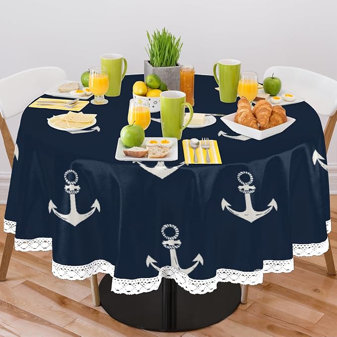 Round Tablecloth Waterproof Table Cloth - Image 6