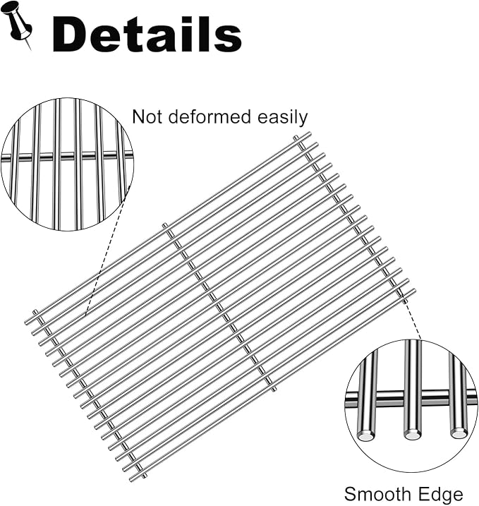 Grill Grates Replacement for Weber Grill Parts Weber Genesis II E-410, LX - Image 3