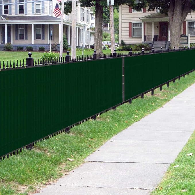 Sunnyglade 4 feet x 100 feet Privacy Screen Fence Heavy Duty Fencing Mesh Shade - Image 2