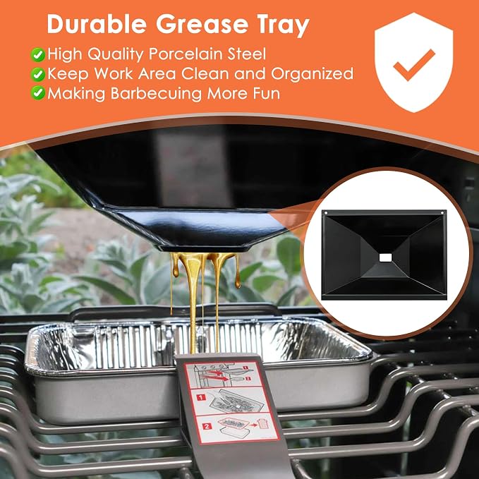 66036 Grease Tray for Weber Genesis II 300 Series Gas Grills, Drip Pan Tray for - Image 5
