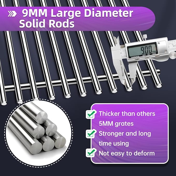 9MM 18 7/8" Stainless Steel Genesis 2 Grill Grates - Image 3
