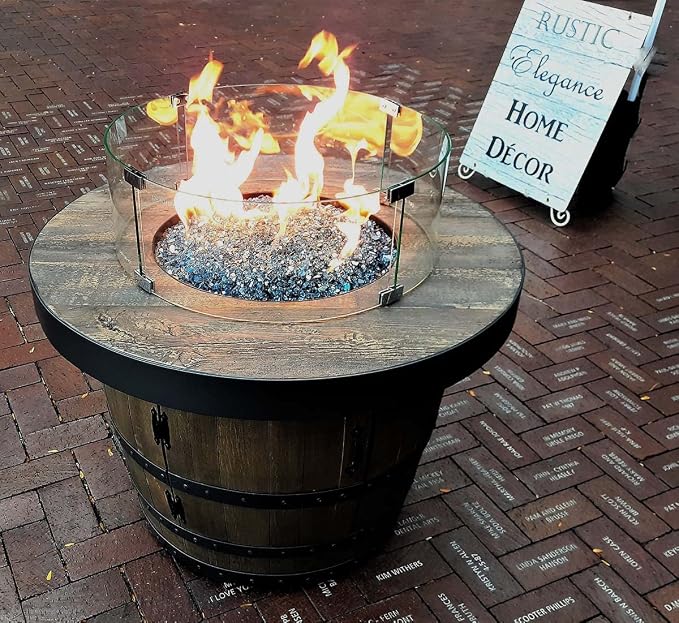Celestial 23" x 8" Round Wind Guard, fits Celestial 19” Round Fire Pit Burner - Image 4