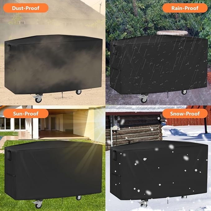 Outdoor Prep Table Cover for Blackstone ProSeries 28" Prep Grill Cart, - Image 8