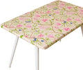 Rectangle Picnic Table Cloth, Elastic Waterproof Fitted Vinyl Tablecloths by Unknown