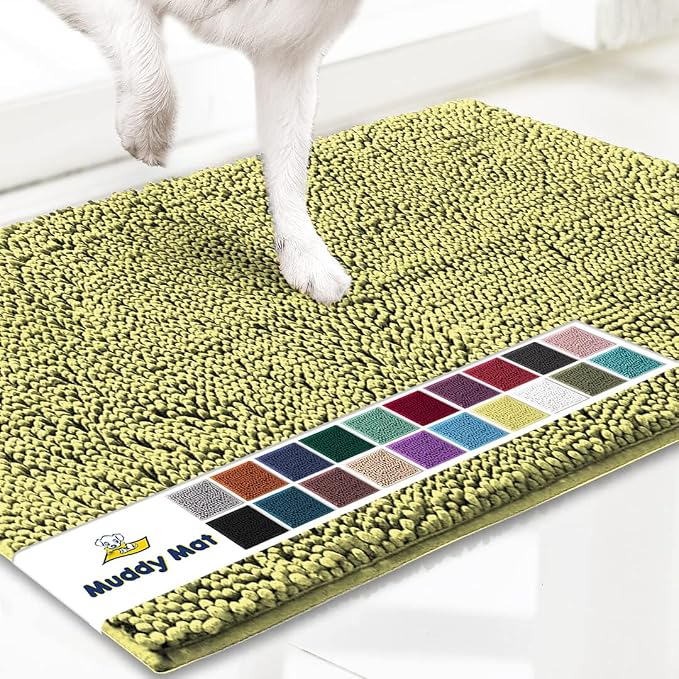 Muddy Mat® | Super Absorbent Door Mat Indoor, Microfiber Quick Dry Chenille by MuddyMat%C2%AE