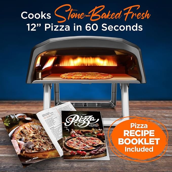 NutriChef Portable Outdoor Gas Pizza Oven - Image 7