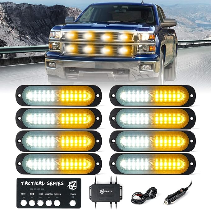 Xprite LED Surface Mount Strobe Lights Kit by Xprite