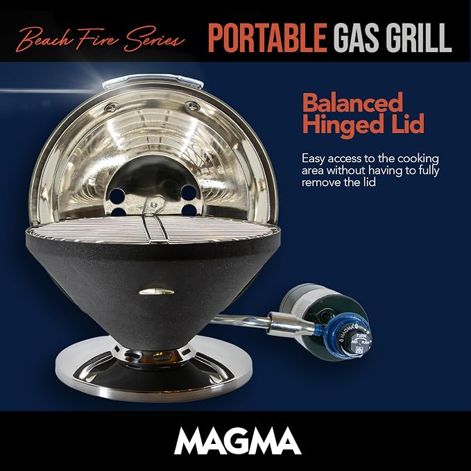 Magma C10-105-G Graphite Beach Fire Gas Grill | Portable Gas BBQ | Compact - Image 6