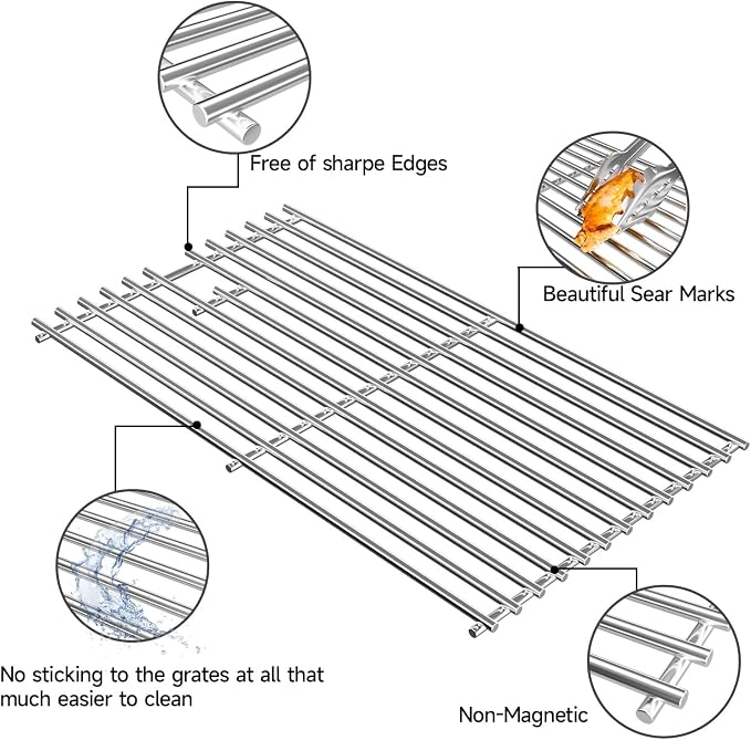 7637 17.5’’ Stainless Steel Grill Grates - Image 3