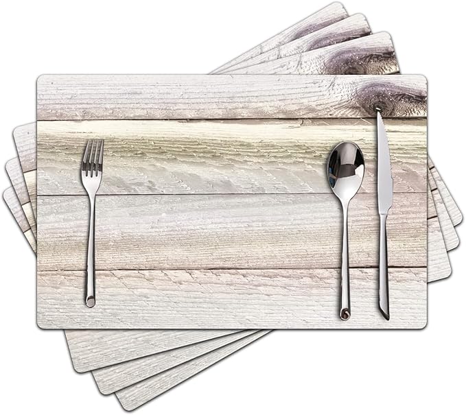 Farmhouse Placemats Set of 4 by Unknown