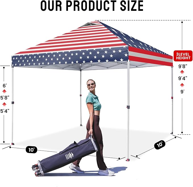 CROWN SHADES 10x10 Pop Up Canopy - Image 6