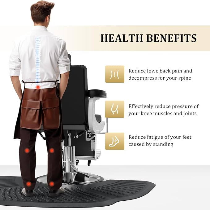 3.3' x 5' Salon Anti Fatigue Mat - Image 4