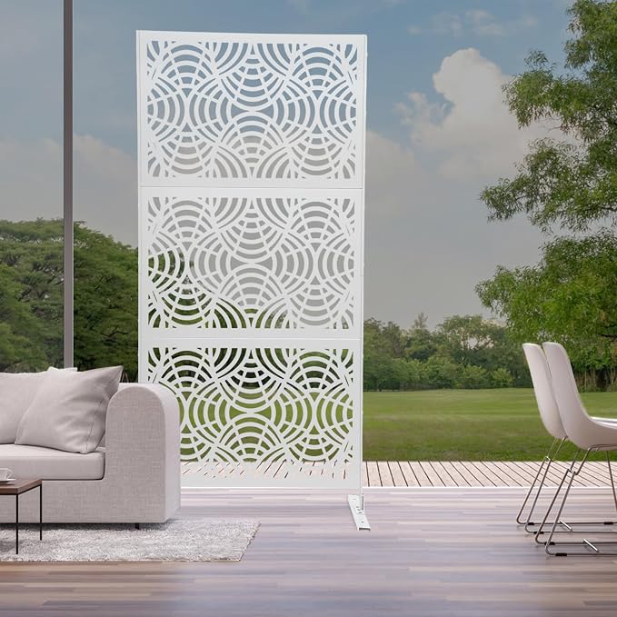 75" H×35" W Decorative Outdoor Privacy Screen - Image 4