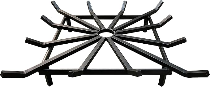 SteelFreak Super Heavy Duty Square Wheel Fire Pit Grate by SteelFreak