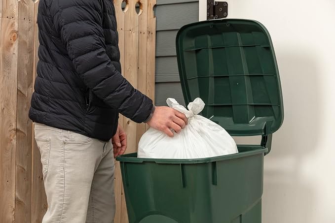 ECOSolution 32 Gallon Wheeled Outdoor Garbage Can - Image 5