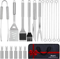 Anpro 21 PCS Grilling Accessories Grill Kit- Grill Set, Grilling Utensil Set by HOME