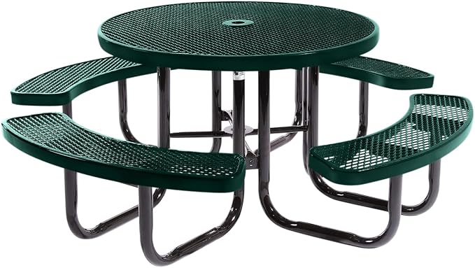 Coated Outdoor Furniture Heavy-Duty Portable Outdoor Picnic Table by CoatedOutdoorFurniture