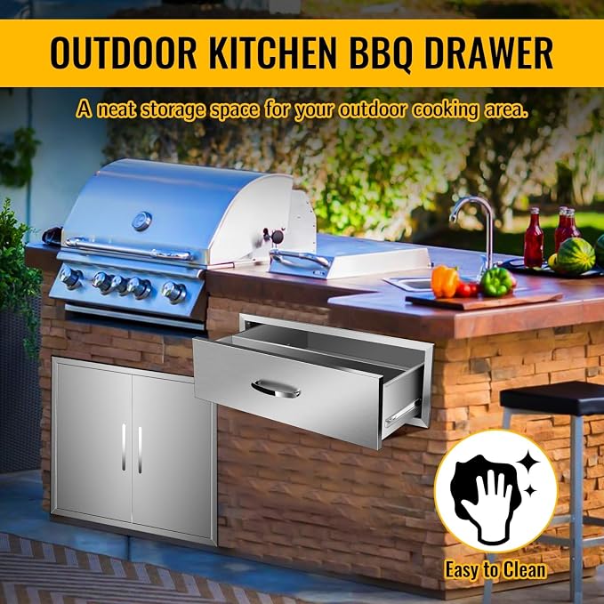 Pull Out Trash Drawer, Lower Sliding Rails Stainless Steel Roll Out Trash Bin - Image 6