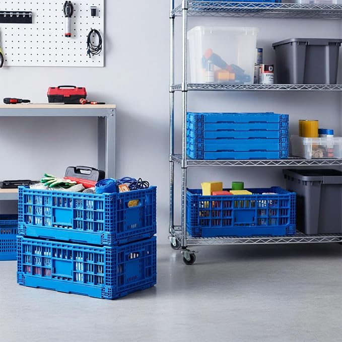 Collapsible Storage Bin/Crates，52L Foldable Baskets, Storage Baskets and Bins - Image 2