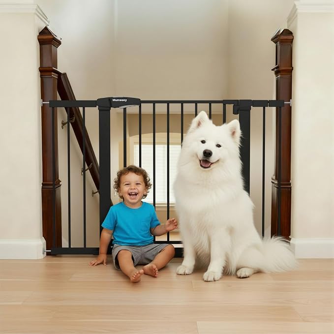 Mumeasy 36" Extra Tall Dog Gate, Auto Close Baby Gate by Mumeasy-FocusonBabyPetSafetyGate