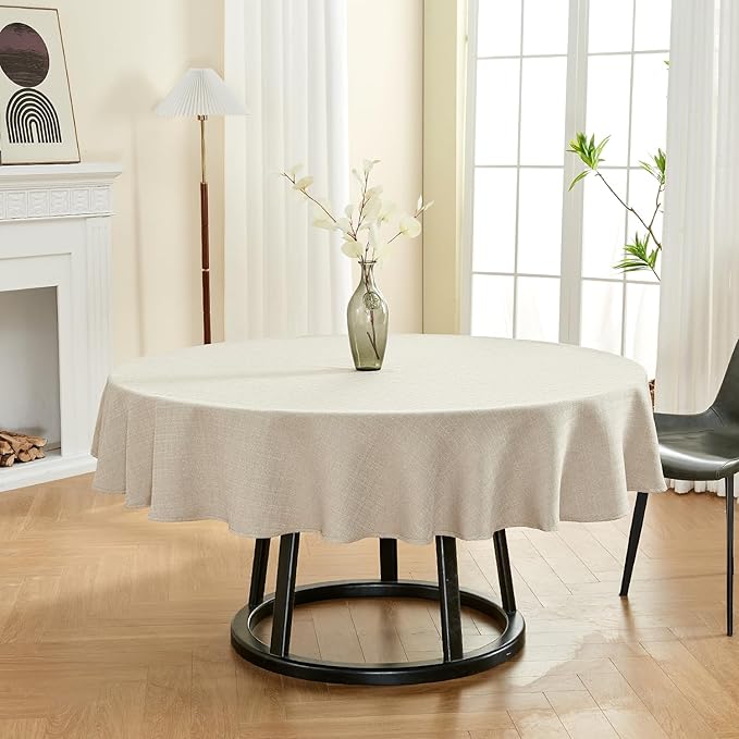 BALCONY & FALCON Rectangle Tablecloth Washable Wrinkle Resistant and Water - Image 5