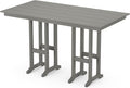 Trex Outdoor Furniture™ Monterey Bay 37" x 72" Bar Table in Stepping Stone by TrexCompanyInc