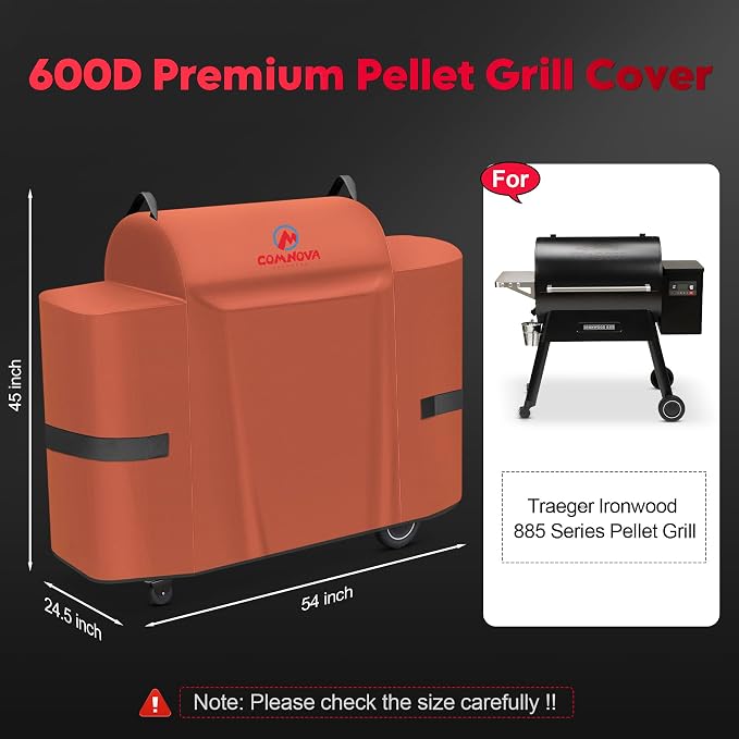 Comnova Grill Cover for Traeger Ironwood 885 - Image 3