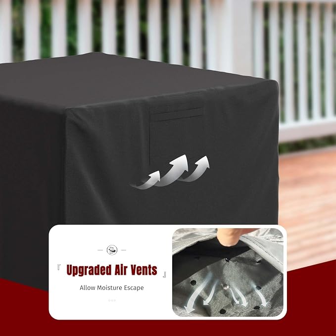 SHINESTAR 32 Inch Fire Pit Cover Square, Fits - Image 8
